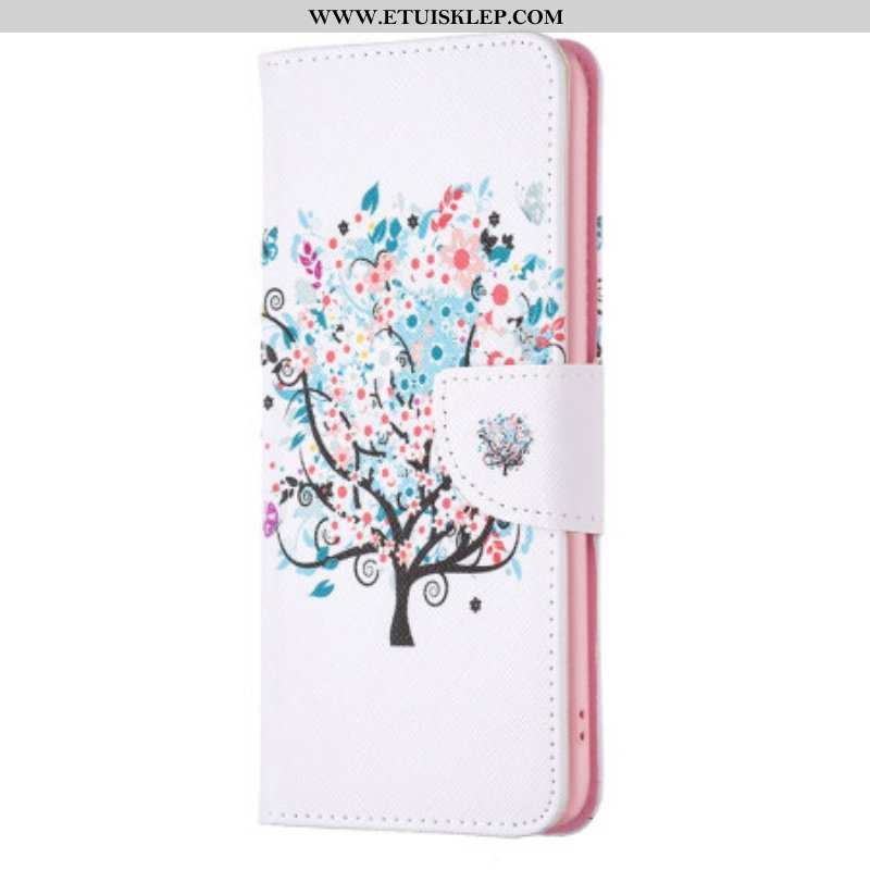 Etui Folio do Poco X5 5G Kwitnące Drzewo